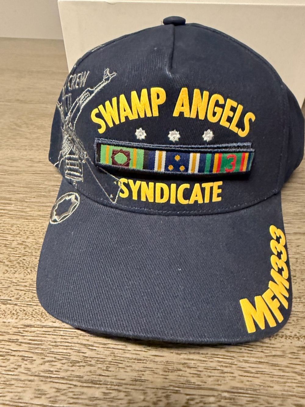 Swamp Angels Syndicate Embroidered Navy Baseball Cap